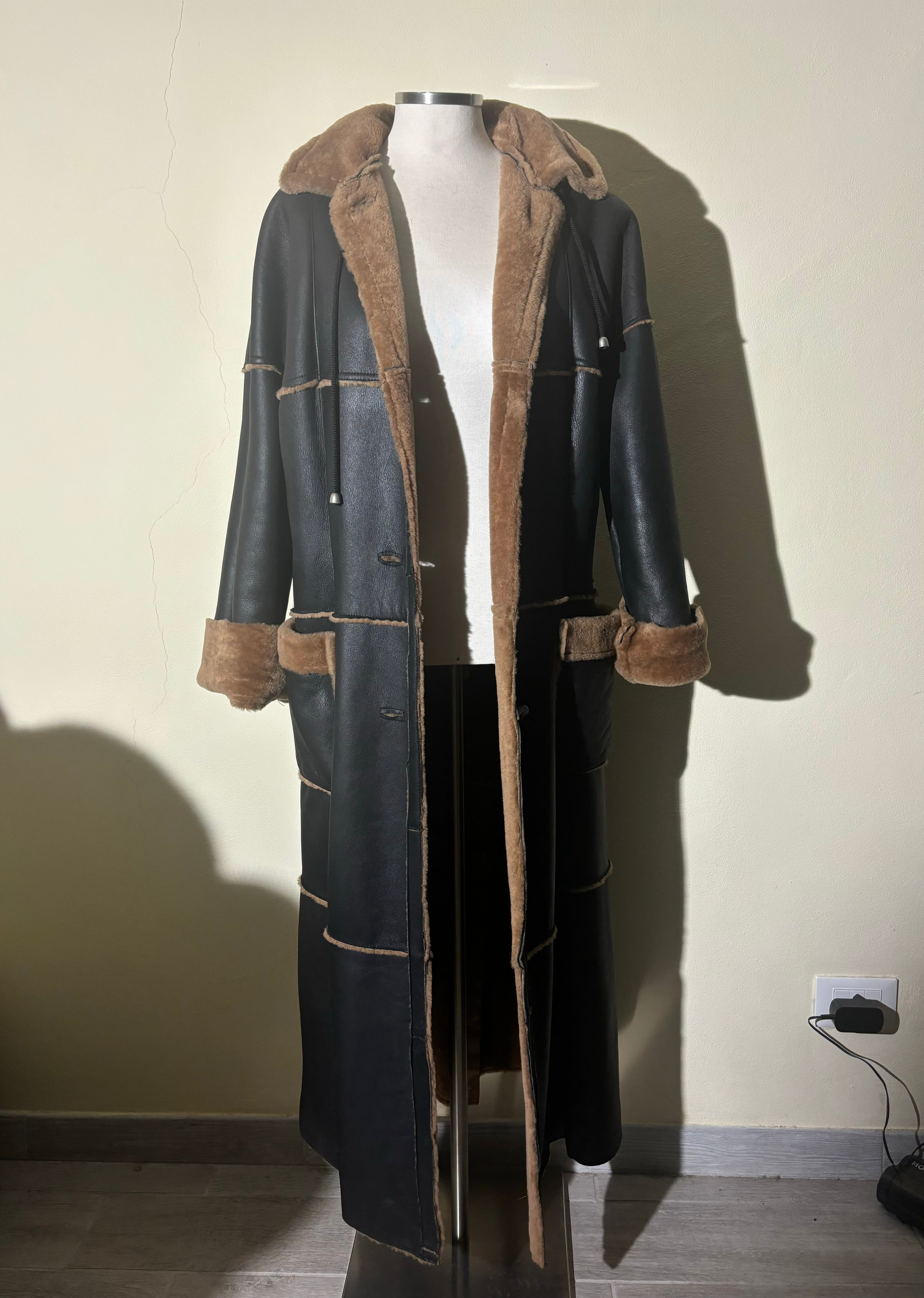 SHEARLING CON CAPPUCCIO