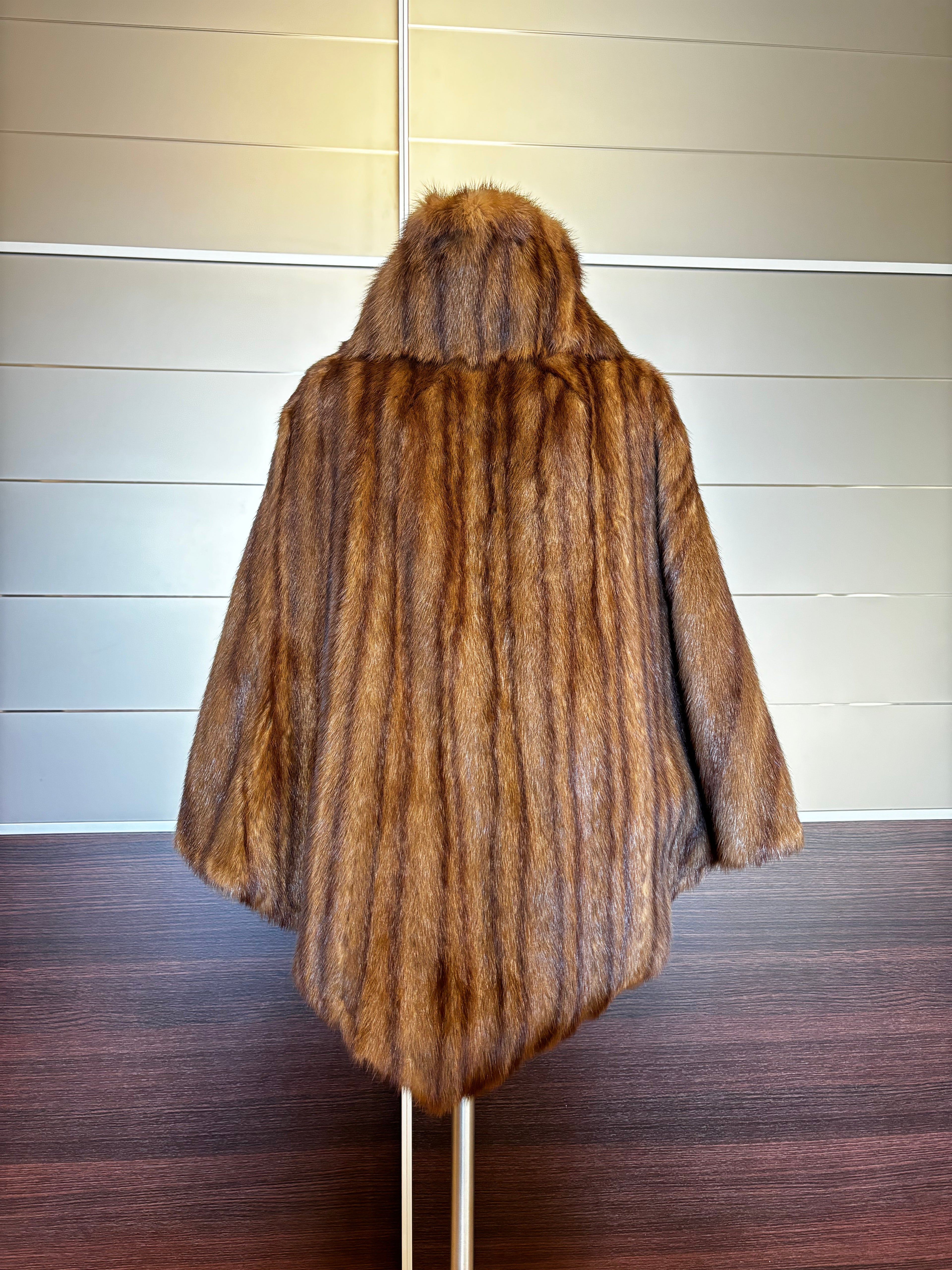 PONCHO DI VISONE