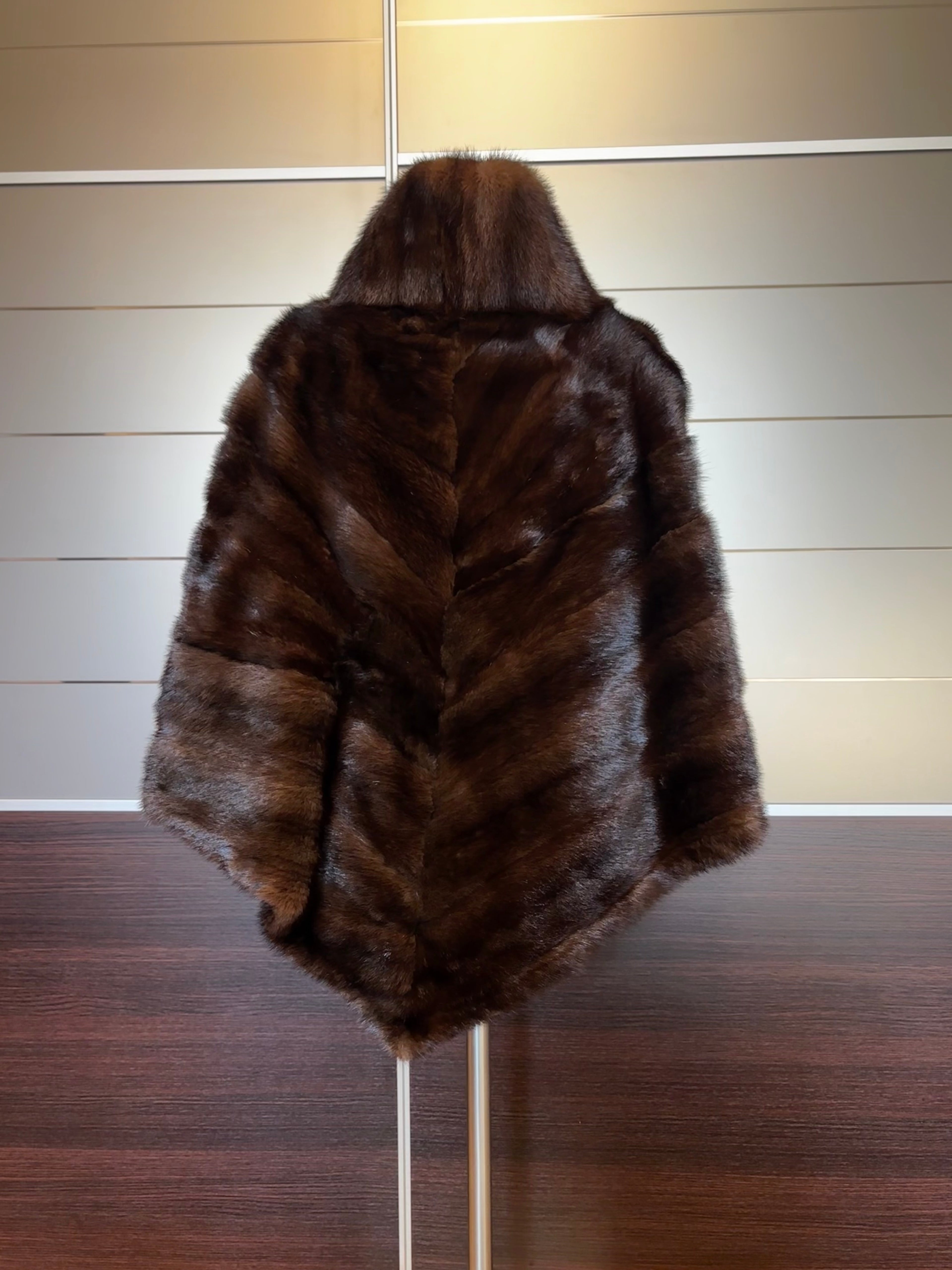 PONCHO DI VISONE