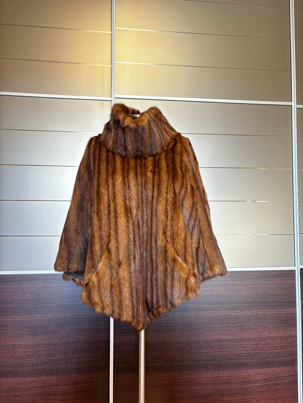 PONCHO DI VISONE