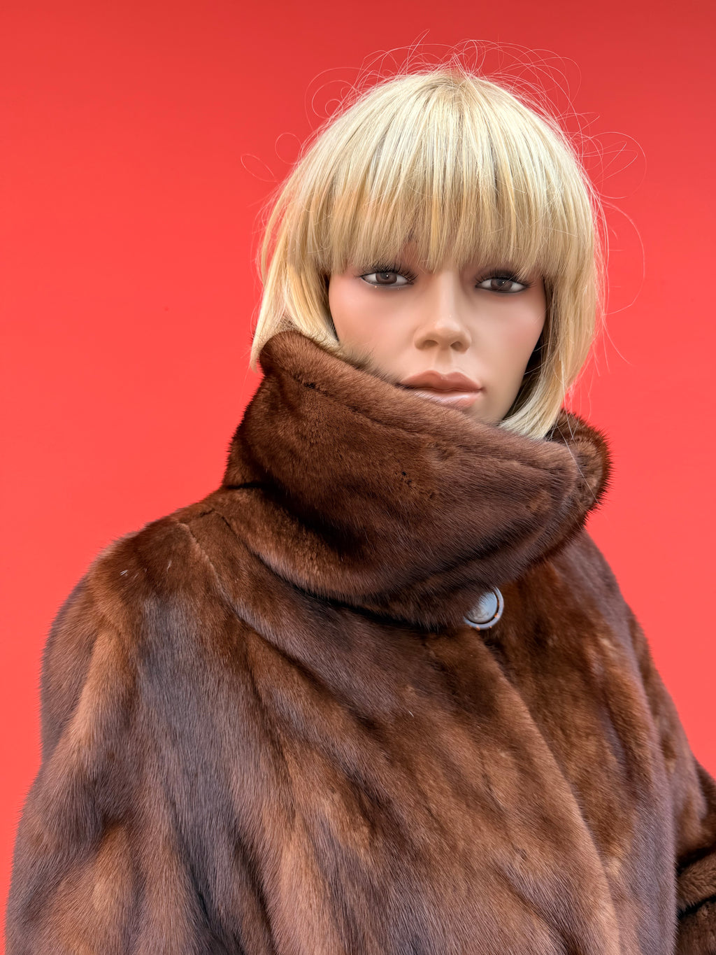 Cappotto di visone demi buff