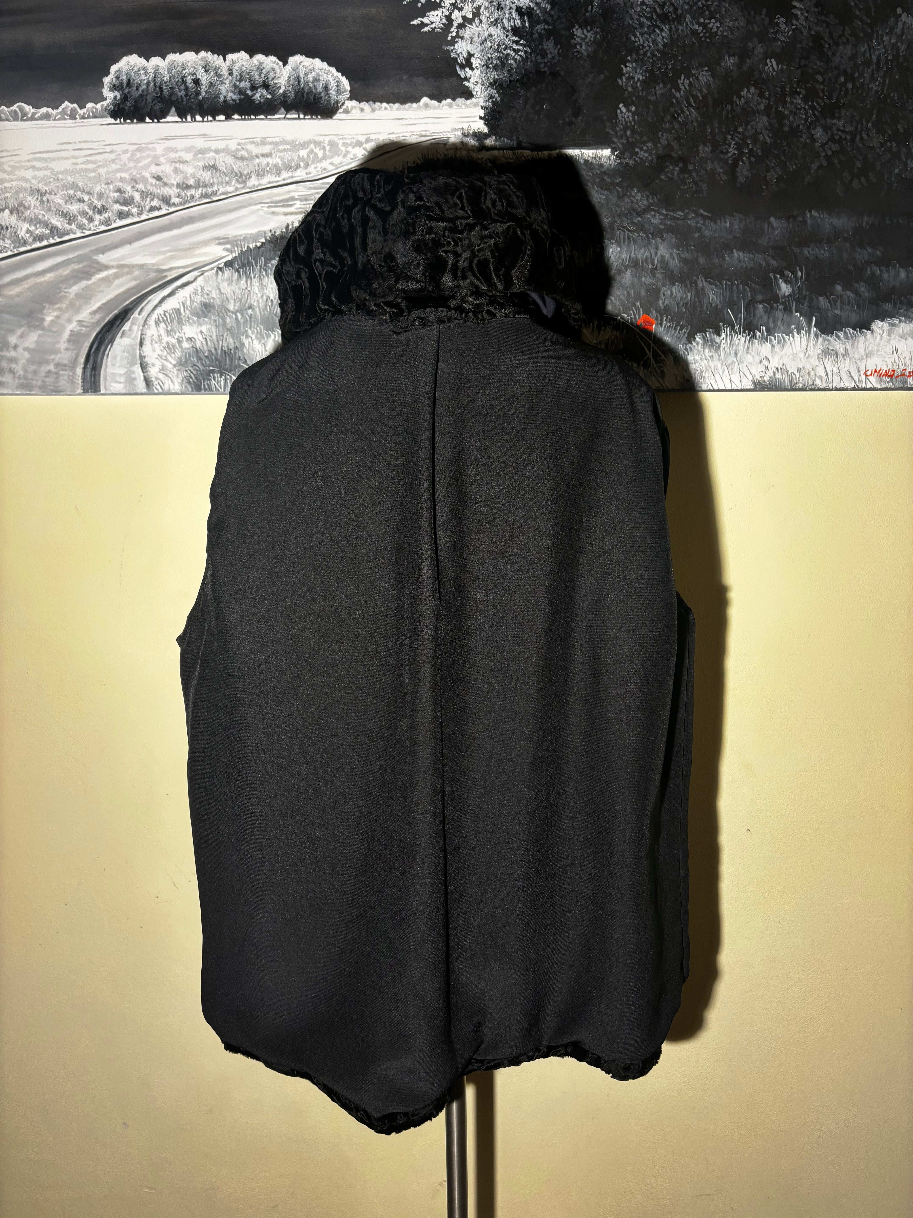 Giacca di persiano con cappuccio