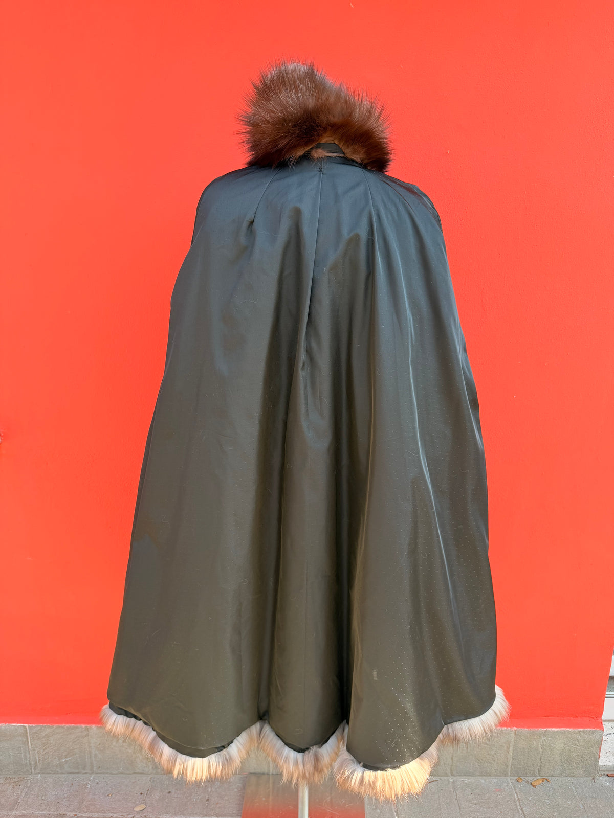 Cappotto di volpe argentata