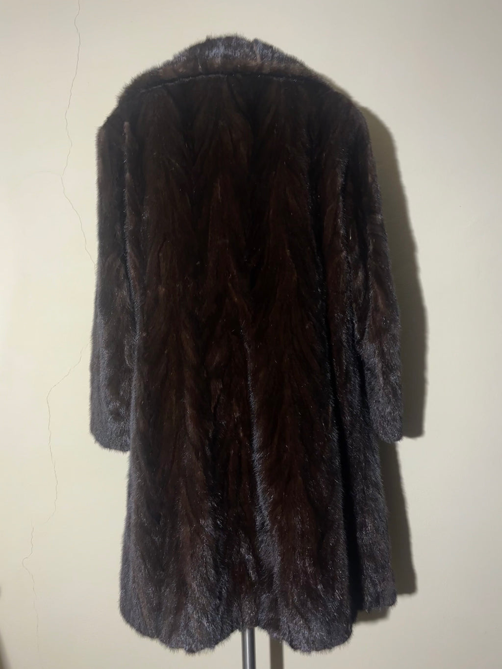 Cappotto di code di visone