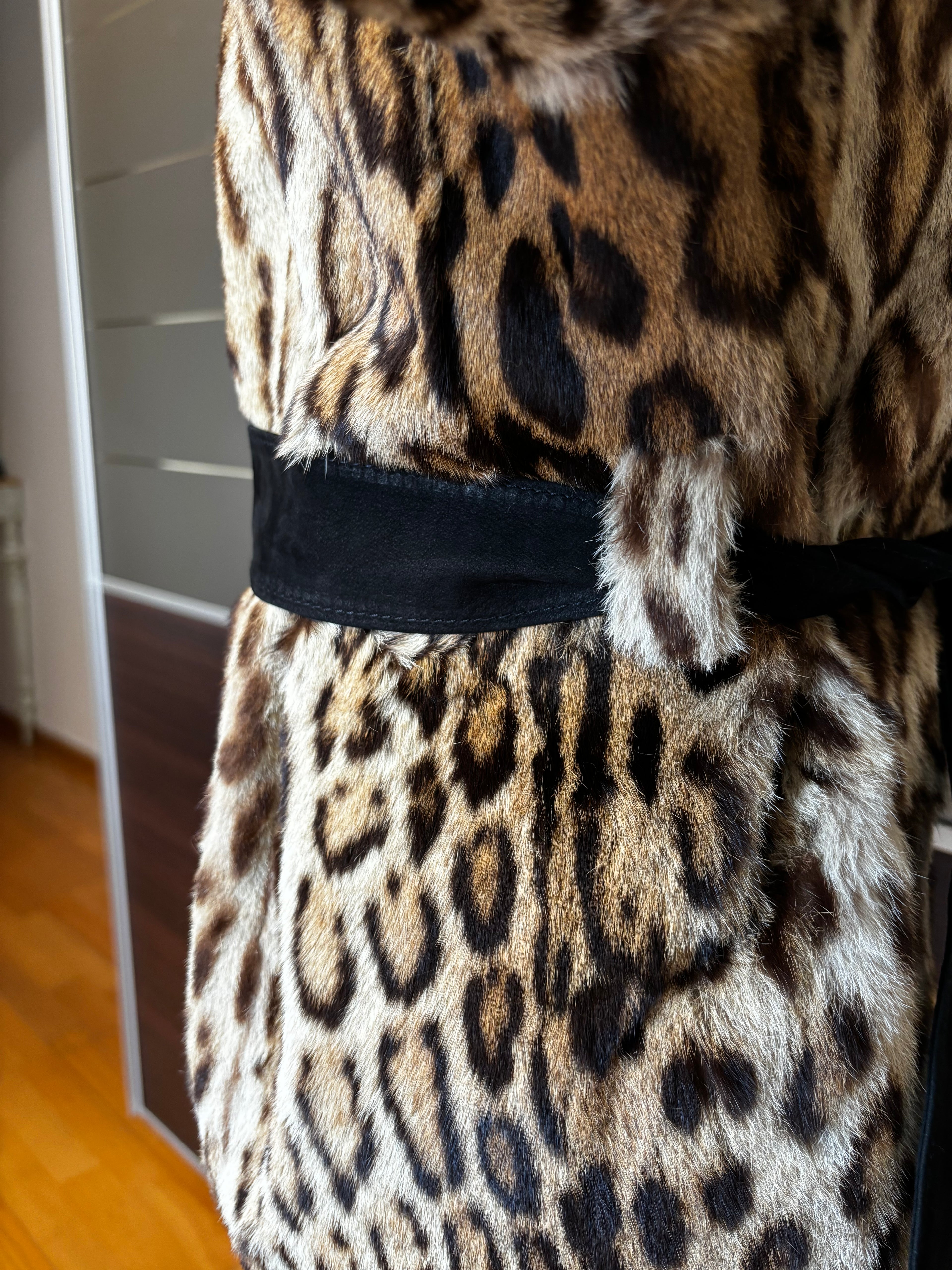 Giacca in ocelot e volpe