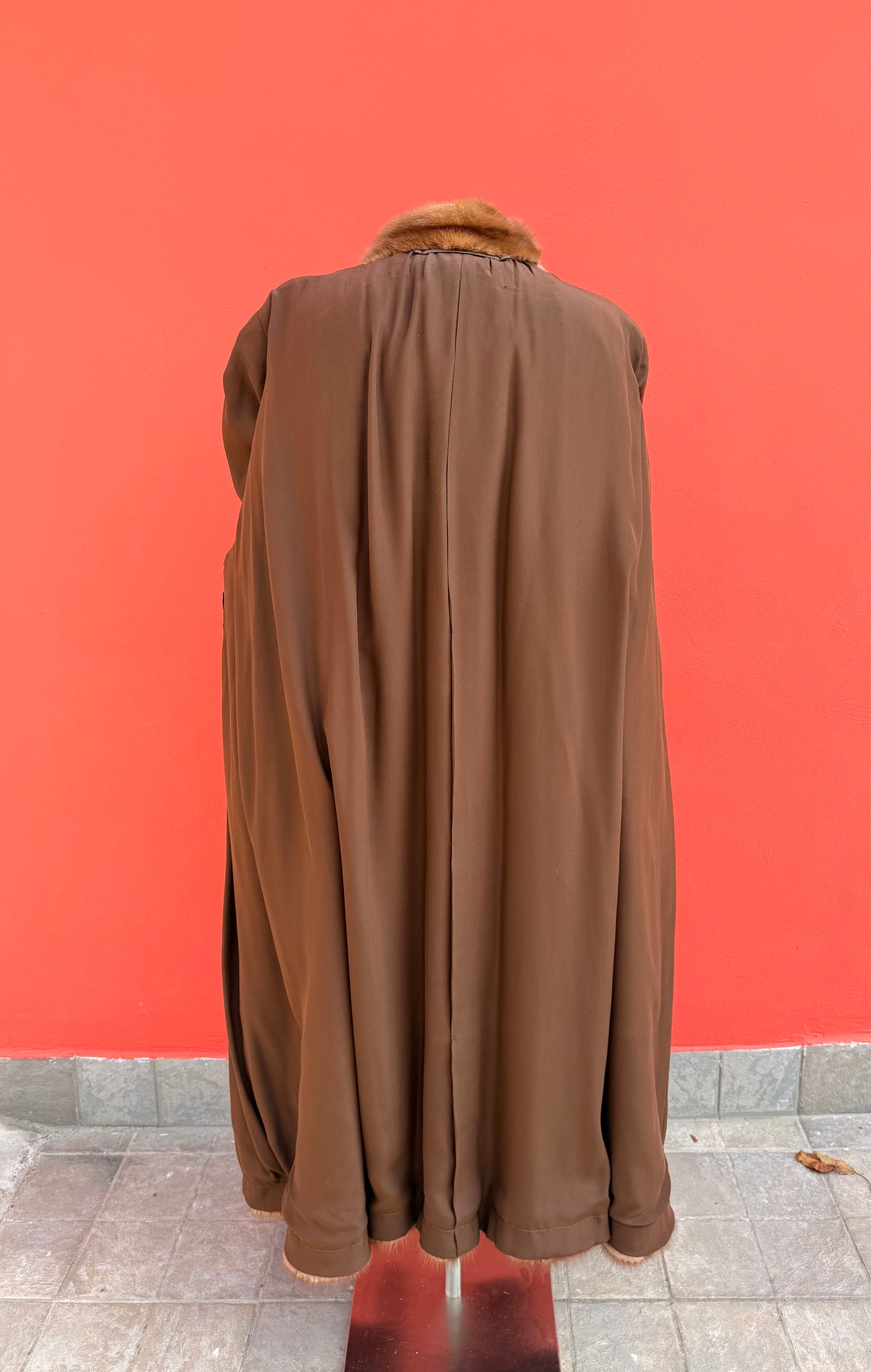 Cappotto di visone a pelle intera