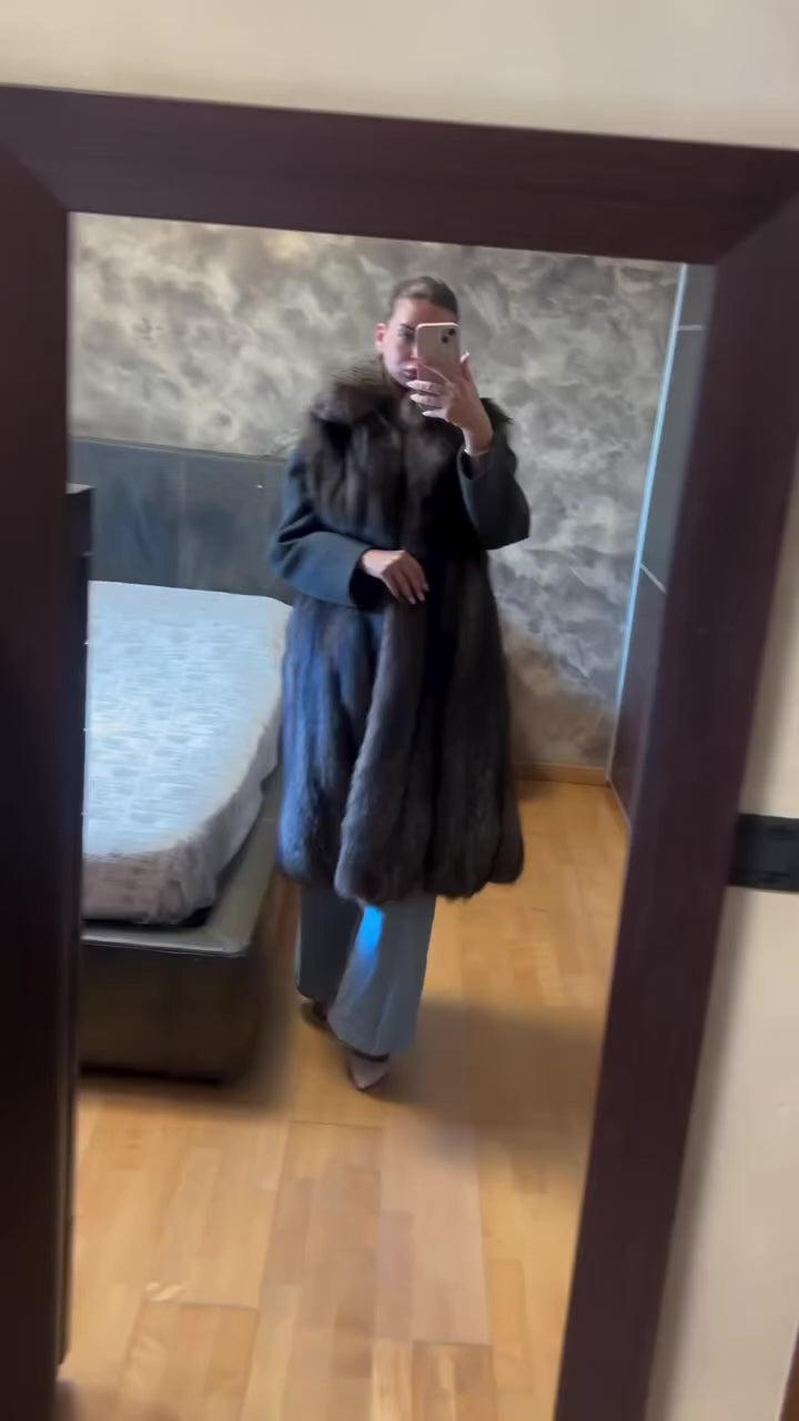 Smanicato di volpe argentata